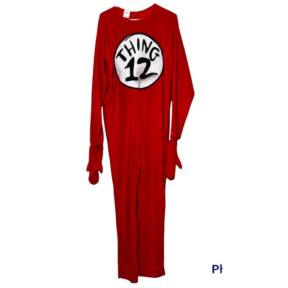 Elope Dr Seuss Thing 1&2 Deluxe Costume, BRAND NEW Adult Small. AG